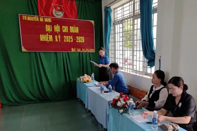 ĐẠI HỘI CHI ĐOÀN TRƯỜNG TIỂU HỌC NGUYỄN BÁ NGỌC NHIỆM KỲ 2025-2026
