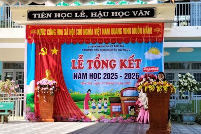 LỄ TỔNG KẾT NĂM HỌC 2025 – 2026 VÀ LỄ RA TRƯỜNG HỌC SINH LỚP 5 NIÊN  KHOÁ 2021 – 2026